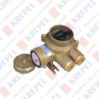 Brass socket with switch for marine applications, 3P, 250V, 16A /For shield cable/